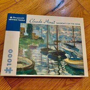 PICK ANY 3 ITEMS FOR $10 - Claude Monet Sailboats on the Seine Puzzle